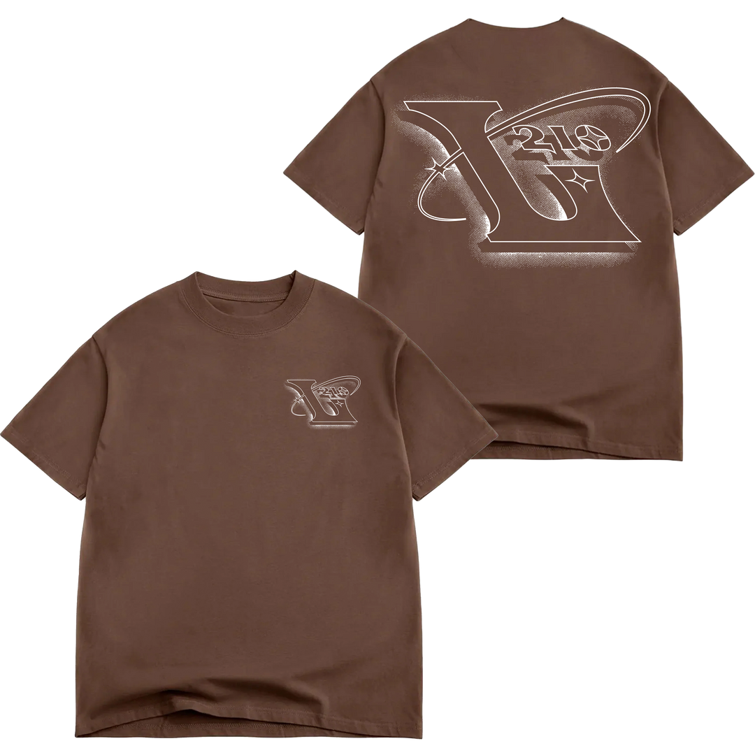 210 Comet "Box Fit" Tee - Chocolate