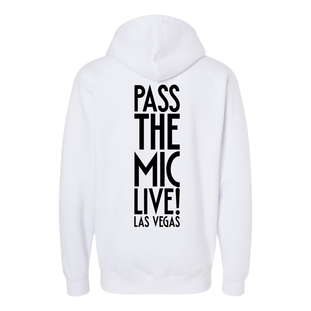 Pass The Mic Live! Las Vegas White Dice Hoodie