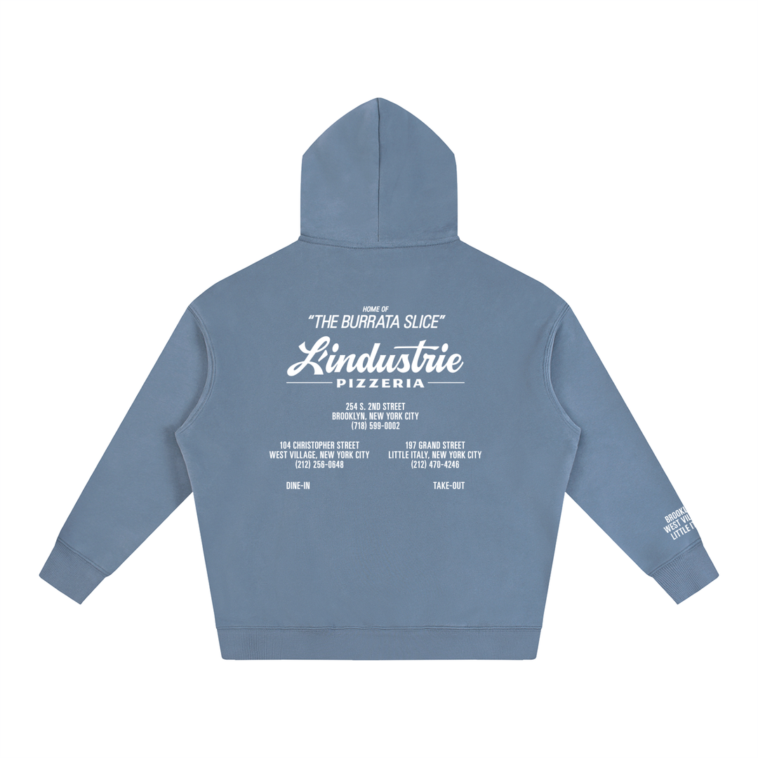 'Home of the Burrata Slice' Oversized Hoodie (L'Industrie)
