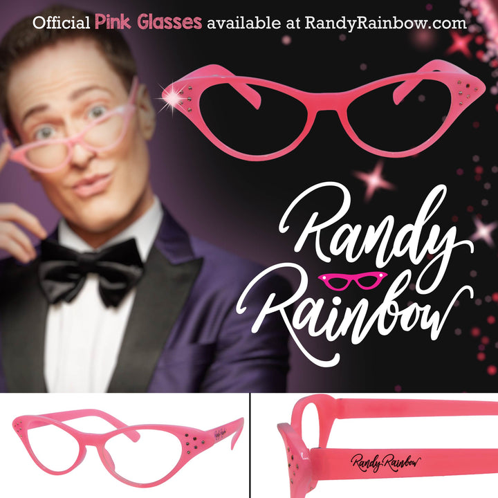 Randy Rainbow Pink Glasses